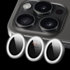 Luminous Colorful Camera Lens Protector 9H Tempered Glass Camera Cover Screen Protector For IPhone 15 14 13 12 11Pro Max