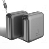 Juhuaxin Hot Selling JU-PB18Miniforce 10000mAh Wired Aluminum Alloy Power Bank with C to C cable