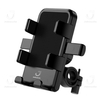 Juhuaxin Black Bike & Motorcycle Handlebar Phone Holder - 360°Adjustable with Four - Flaw Fixation, 5 - 7.2 Inches Compatible